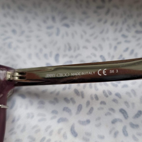 ❌SOLD❌Pre-loved Jimmy Choo Sunglasses with crystals in pink - Picture 5 of 8